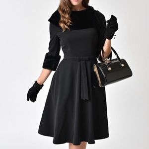 Voodoo Vixen Tabitha Faux Fur Dress XXL